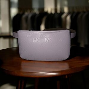 Michael Kors Lavender Lilac Logo Belt Bag